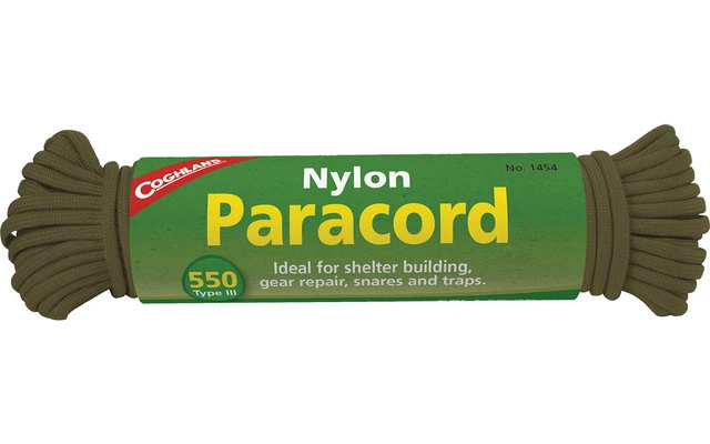 Coghlans Paracord Fallschirmseil 15,25 M Neon Orange 4 Coghlans Paracord Fallschirmseil 15,25 M Neon Orange – Bild 2