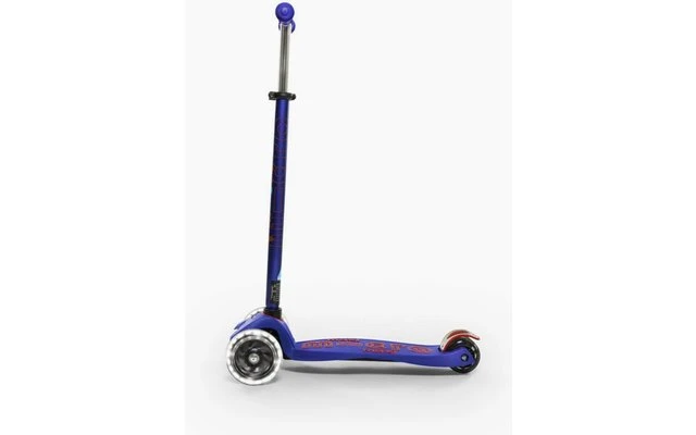 Micro Maxi Deluxe LED Kinder Kickboard Blau 3 Micro Maxi Deluxe LED Kinder Kickboard Blau