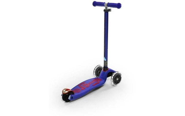 Micro Maxi Deluxe LED Kinder Kickboard Blau 6 Micro Maxi Deluxe LED Kinder Kickboard Blau – Bild 4