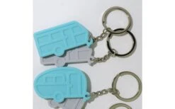 Pufz Schlüsselring Wohnwagen Retro Schwarz -Camping im Freien 552907 3623809