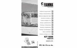 Fiamma Kit Side Tristor Montagekit Zum Anbringen Von Side W Pro F45 / Side W Pro Shade / Sun View Side F45 And Die Markise Tristor