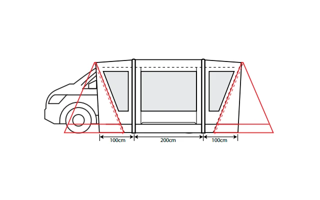 Outdoor Revolution Cayman Combo Air Vorzelt Low 180 Bis 210 Cm 8 Outdoor Revolution Cayman Combo Air Vorzelt Low 180 Bis 210 Cm – Bild 6