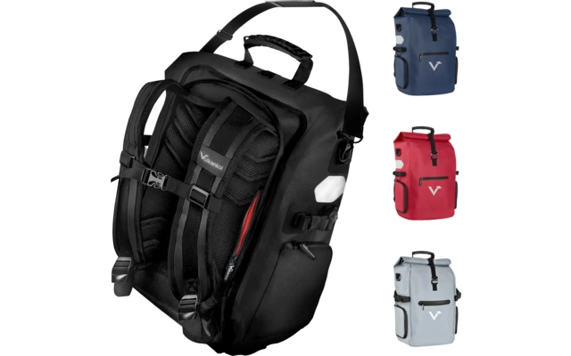Valkental ValkPro 3-in-1 Fahrradtasche 26 Liter Blau 3 Valkental ValkPro 3-in-1 Fahrradtasche 26 Liter Blau