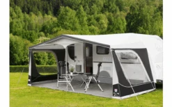 Walker Pioneer 240 All Season Vorzelt Mit Glasfibergestänge Größe 795 Umlaufmaß 780 - 810 Cm -Camping im Freien 656079 4554363