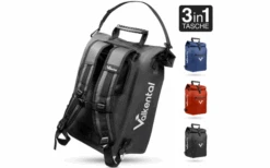 Valkental ValkOne 3-in-1 Fahrradtasche 25 Liter Schwarz -Camping im Freien 664155 4903247 1