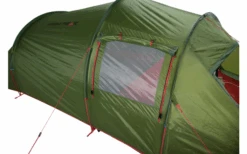 High Peak Falcon 4 LW Lightweight 4 Personen Tunnelzelt Aluminium Gestänge Olive/rot -Camping im Freien 733379 4904138