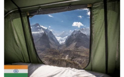 Gordigear Dachzelt 140 Plus Für 2 Personen Mit Vorzelt 140 X 320 Cm Grün -Camping im Freien 737387 4968668