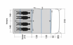 Outwell Avondale 4PA Tunnelzelt 13 Outwell Avondale 4PA Tunnelzelt -Camping im Freien 748517 5009087