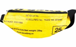 Beadbags Gürteltasche Aus Recycelten Reissackmaterial Gelb