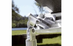 Fiamma F45s 260 Markise Gehäusefarbe Polar White Tuchfarbe Royal Grey 260 Cm -Camping im Freien 811751 5283839