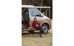 Fiamma F45s 260 Markise Für Rechtslenker VW T5/T6 Multivan/Transporter Tuchfarbe Royal Grey 260 Cm Gehäusefarbe Titanium -Camping im Freien 814958 5295257